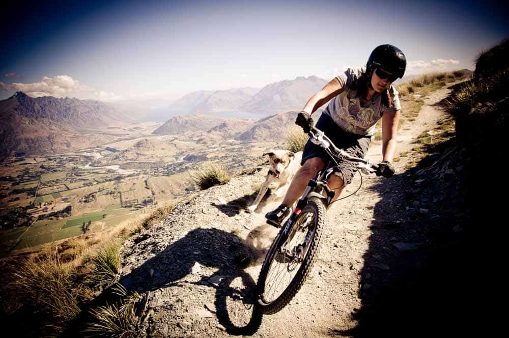 mountain biking coronet peak New Year's Eve photos - mountain biking at Coronet Peak fallon photography