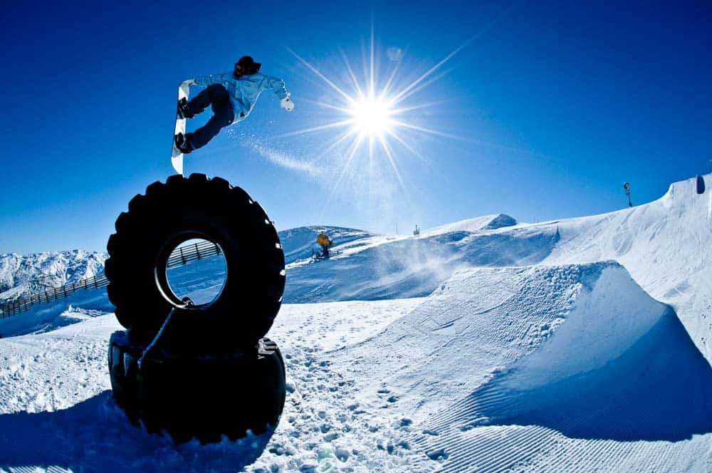 queenstown snowboarding terrain park snowpark wanaka