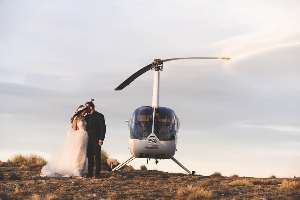 Siobhan & Guilherme's Queenstown Post Wedding Heli shoot fallon photography blog image