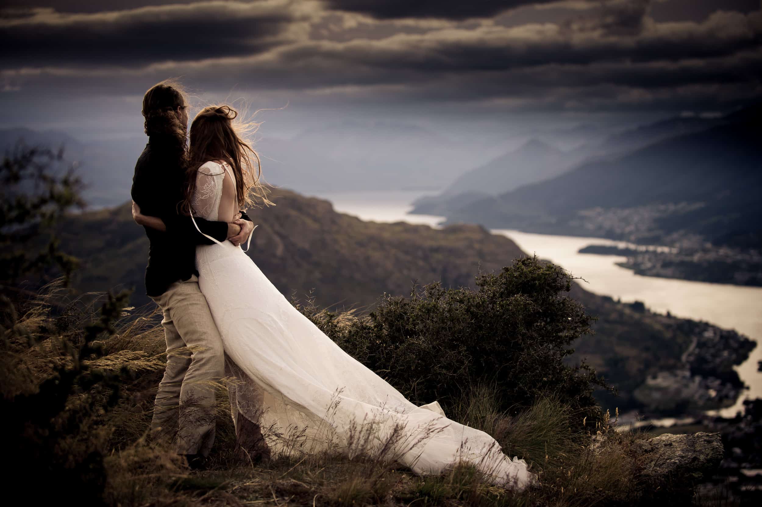 blog post featured image Some amazing bride feedback from Orla & Arthur's wild and wind-swept Queenstown Elopement style wedding fallon photography