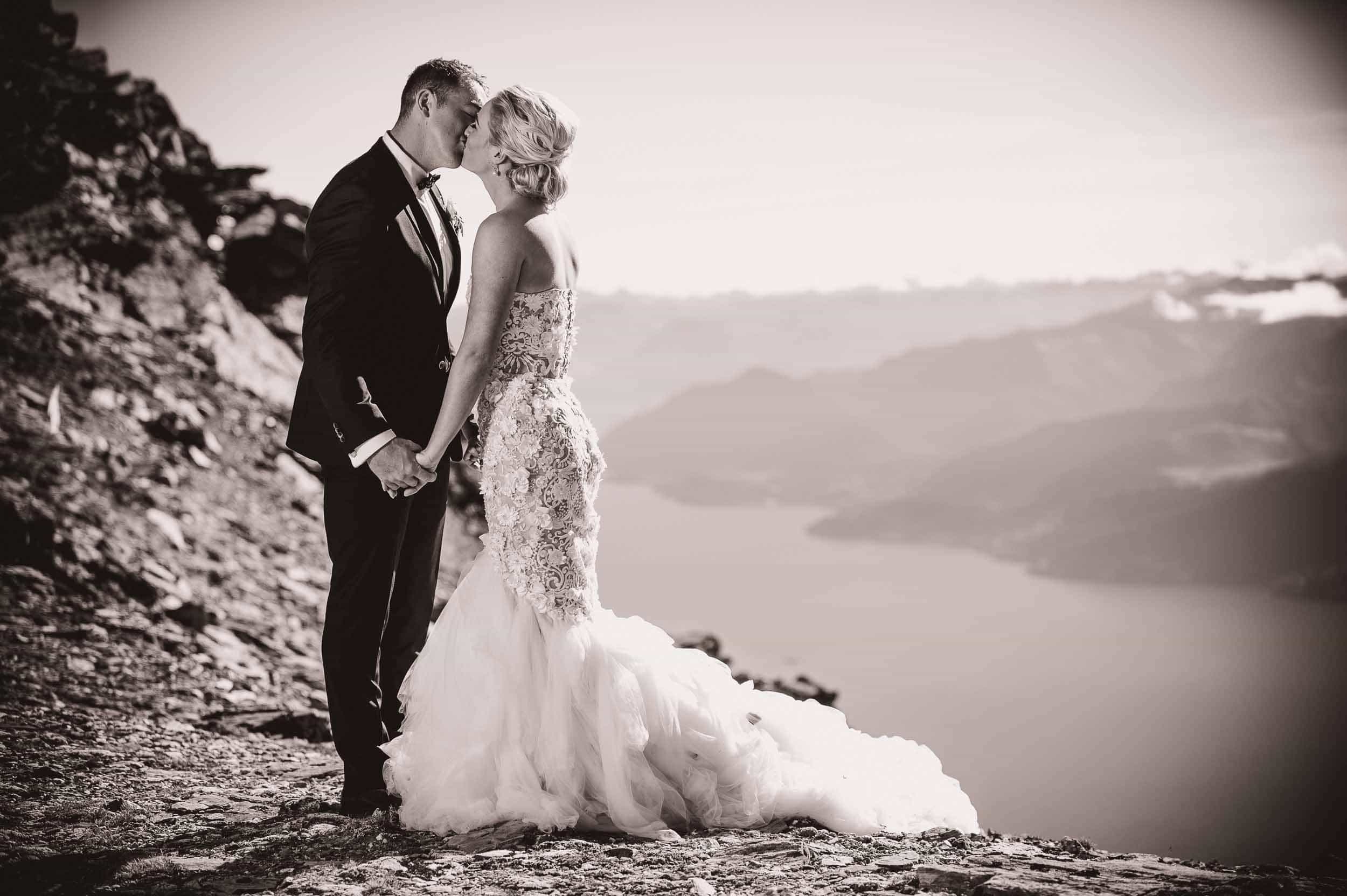 Queenstown wedding helicopter photo flight remariables double cone Profoto B1 500 AirTTL