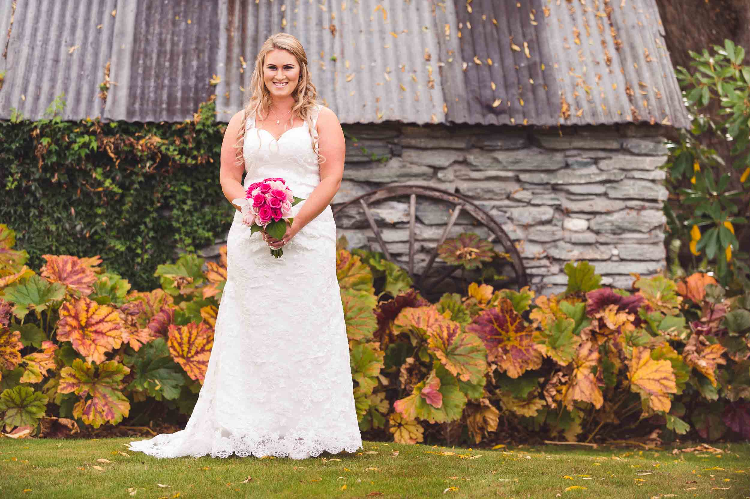 autumn Arrowtown wedding