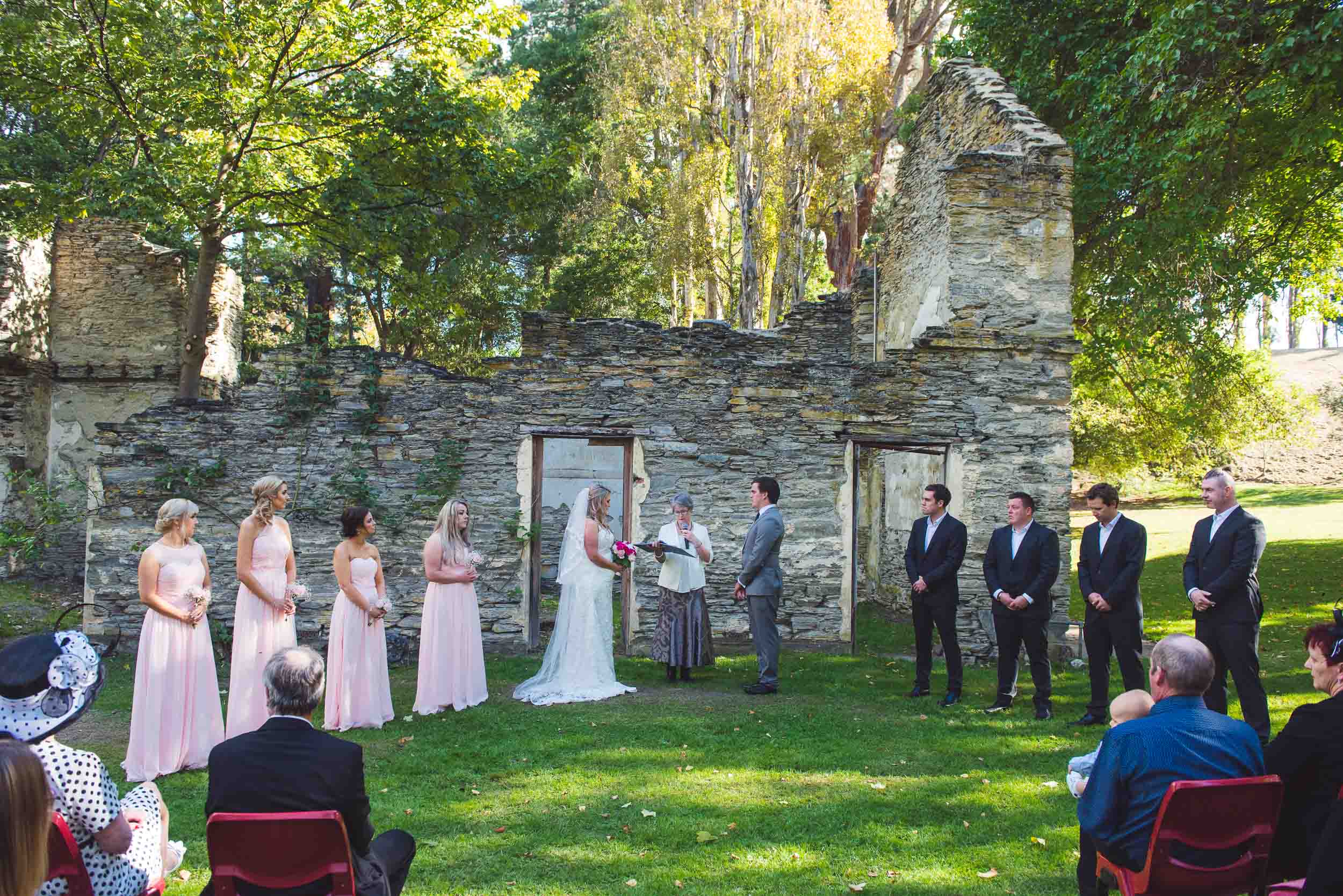 autumn Arrowtown wedding