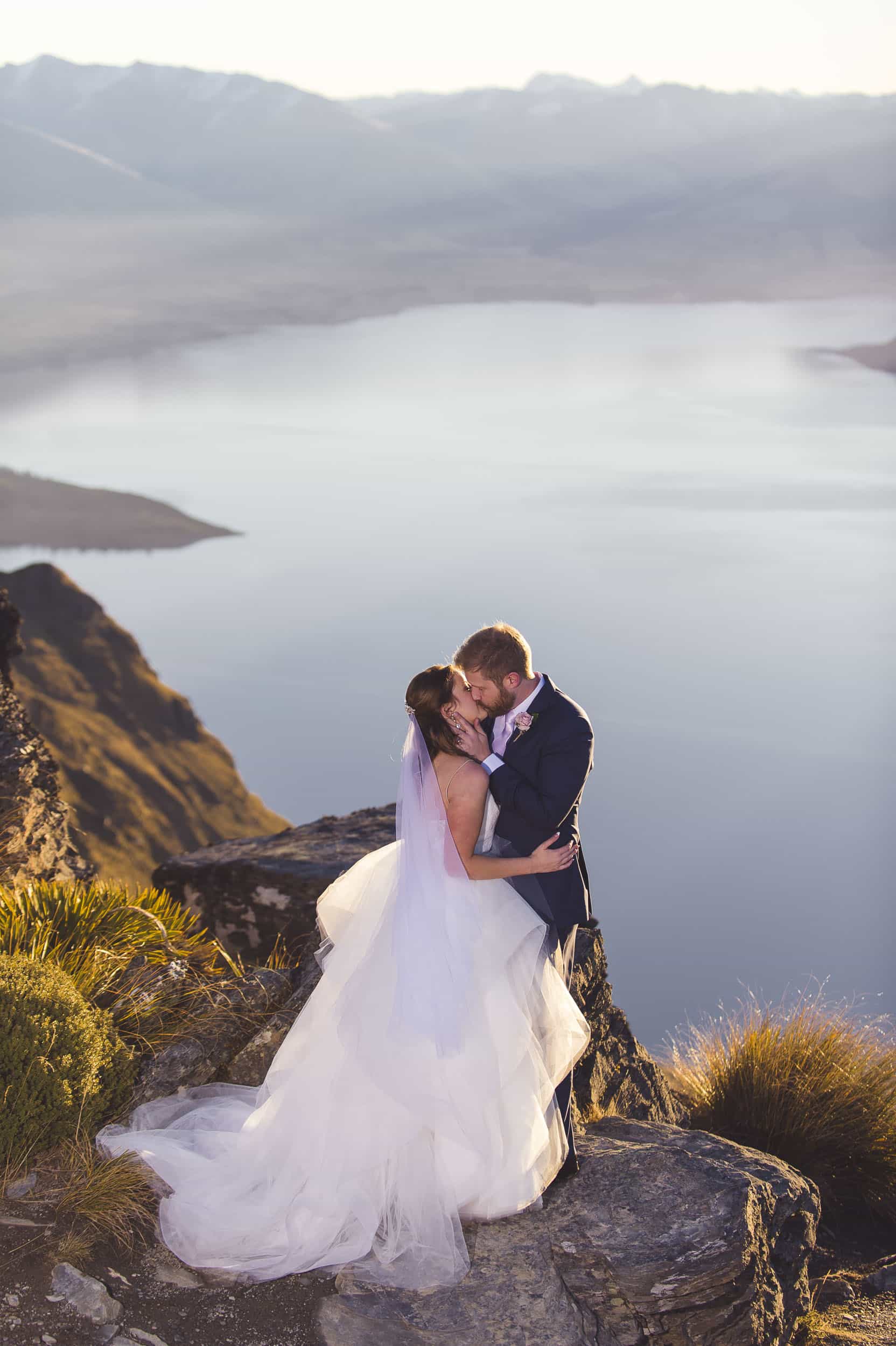 queenstown wedding heli photo flight cecil peak the ledge