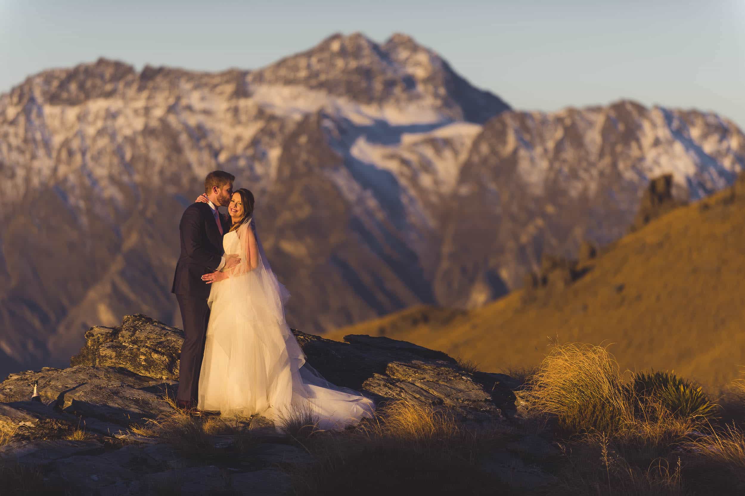 queenstown wedding heli photo flight cecil peak the ledge