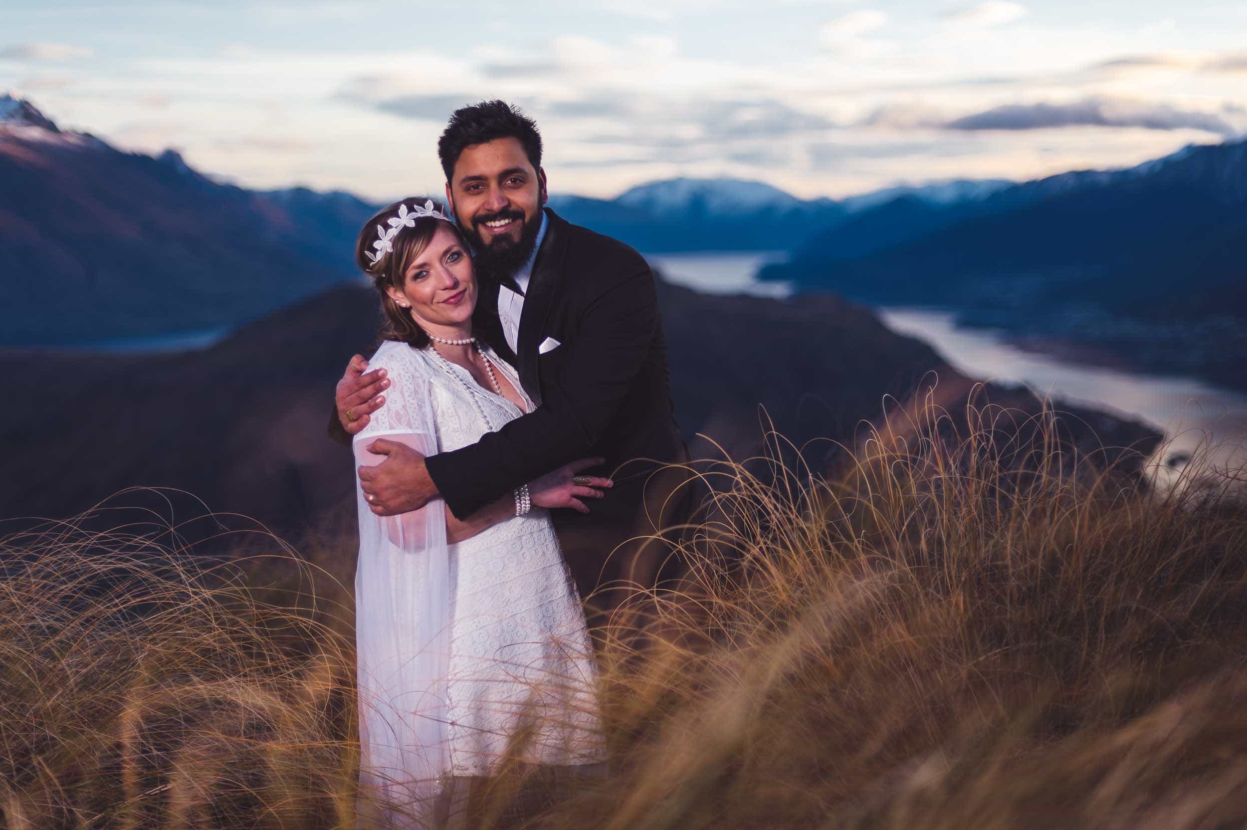 queenstown winter wedding