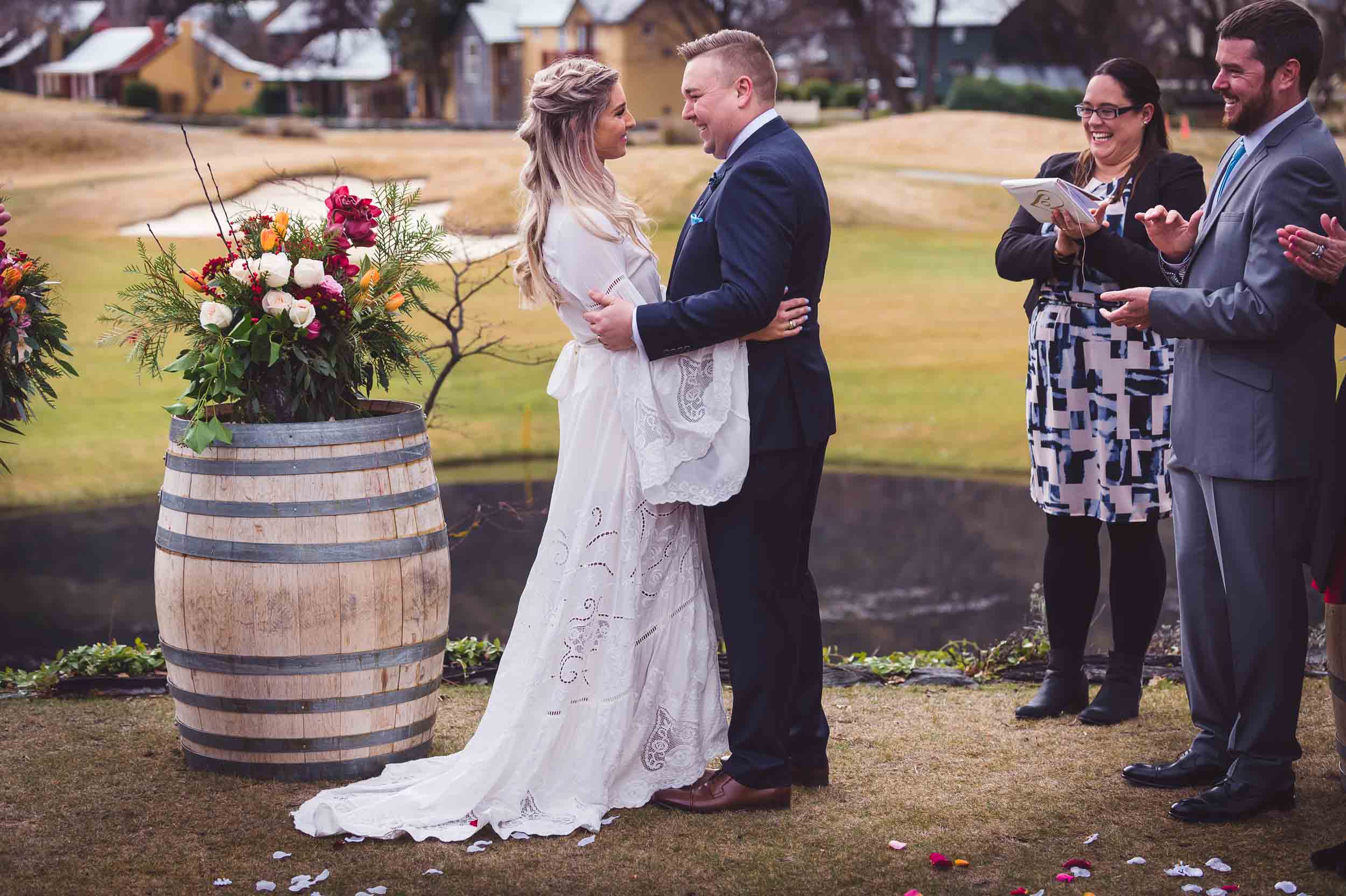 blog post wedding venues Laura + Nick | Winter Wedding at Milbrook Resort fallon photography