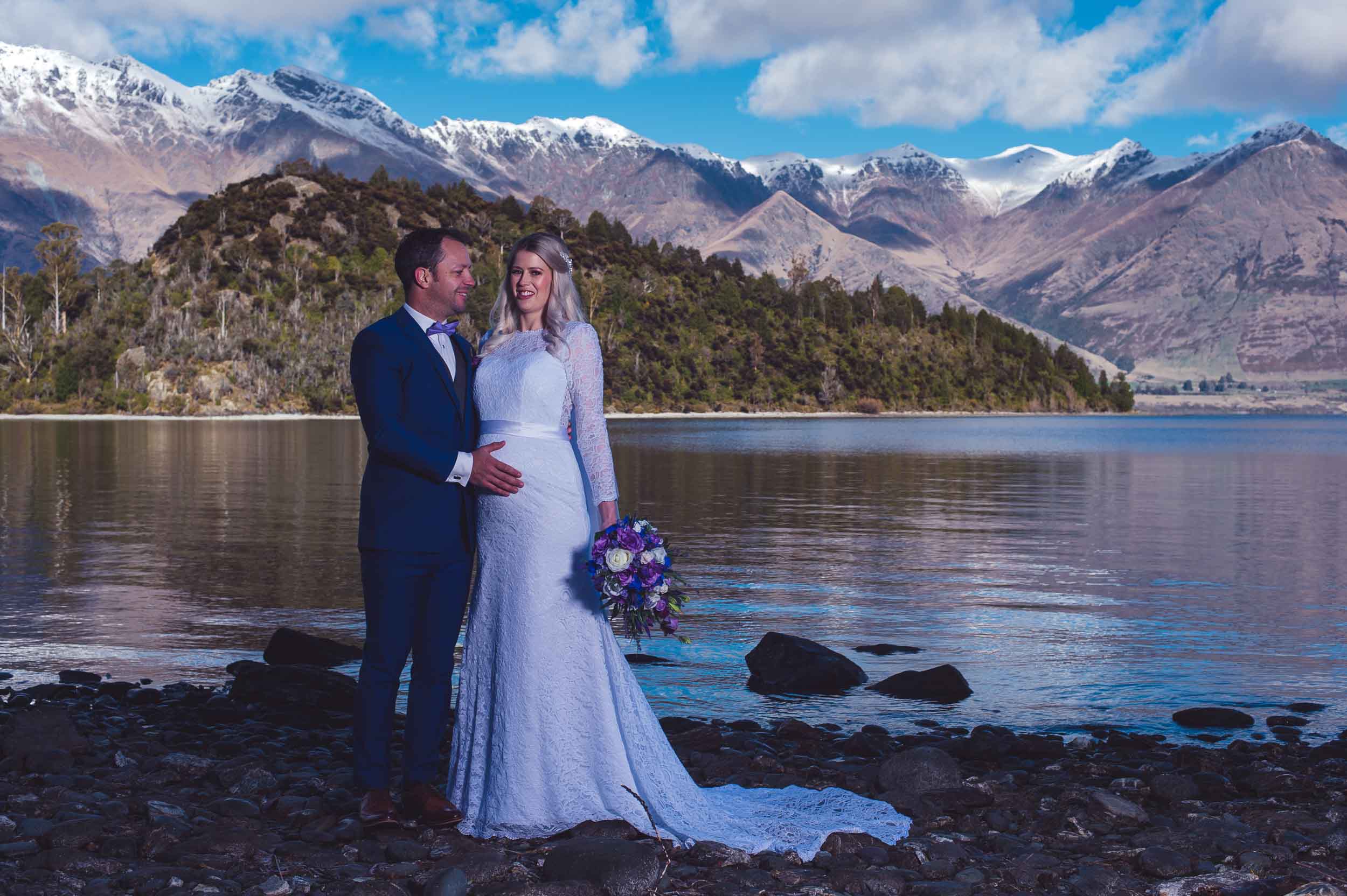 Kestin + Chris | Queenstown Midwinter Elopement fallon photography Bob's Cove Elopement