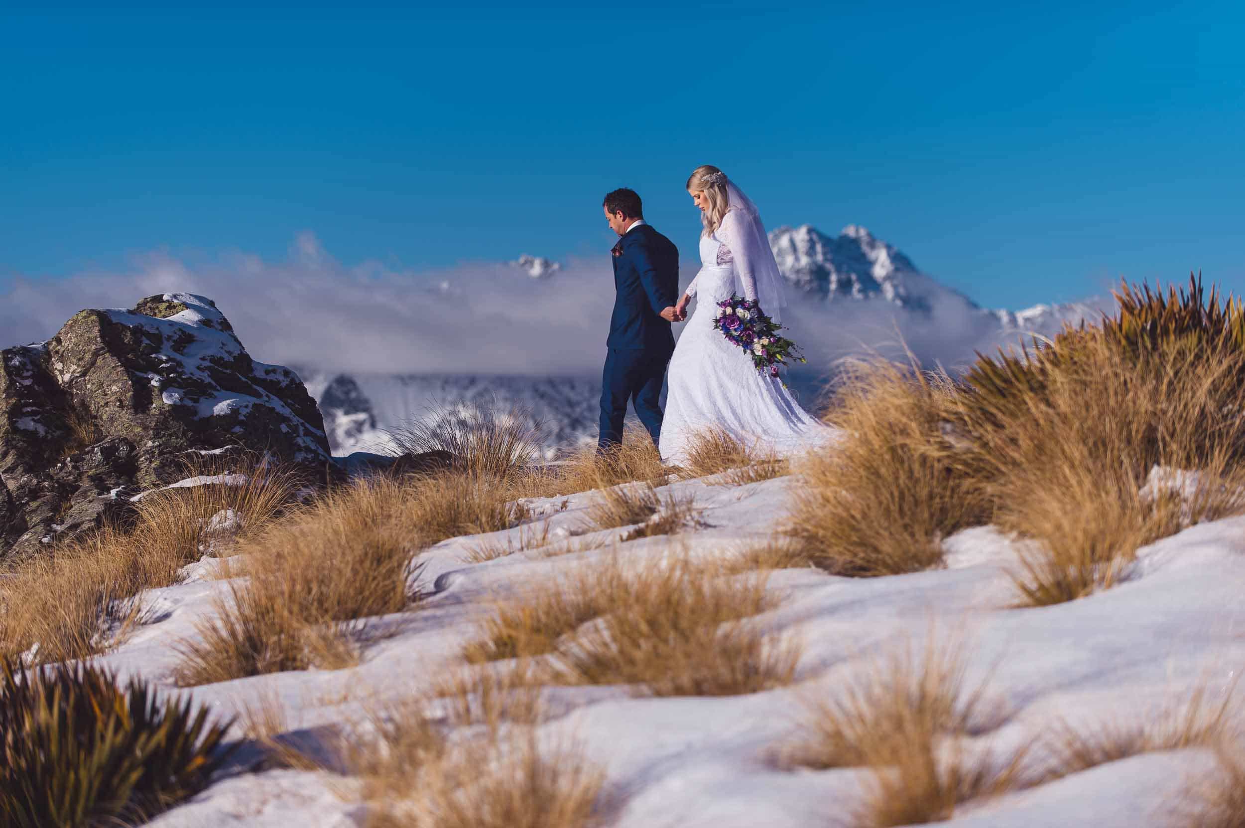 Kestin + Chris | Queenstown Midwinter Elopement fallon photography Bob's Cove Elopement