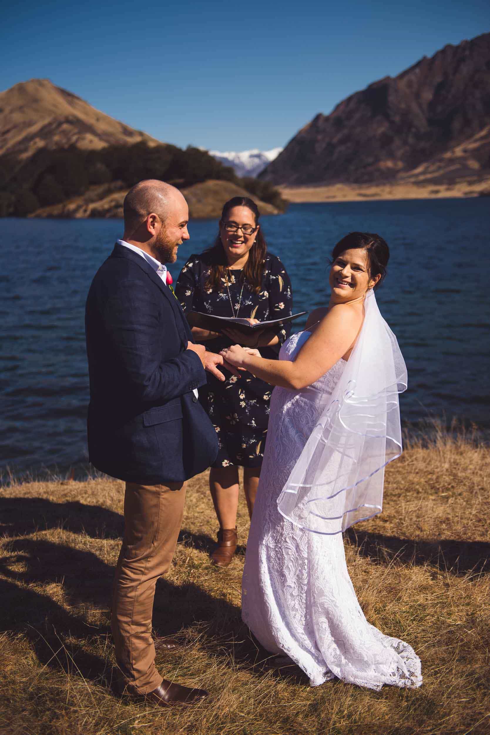 Jade & Lucas's Stunning Moke Lake Queenstown Wedding fallon photography