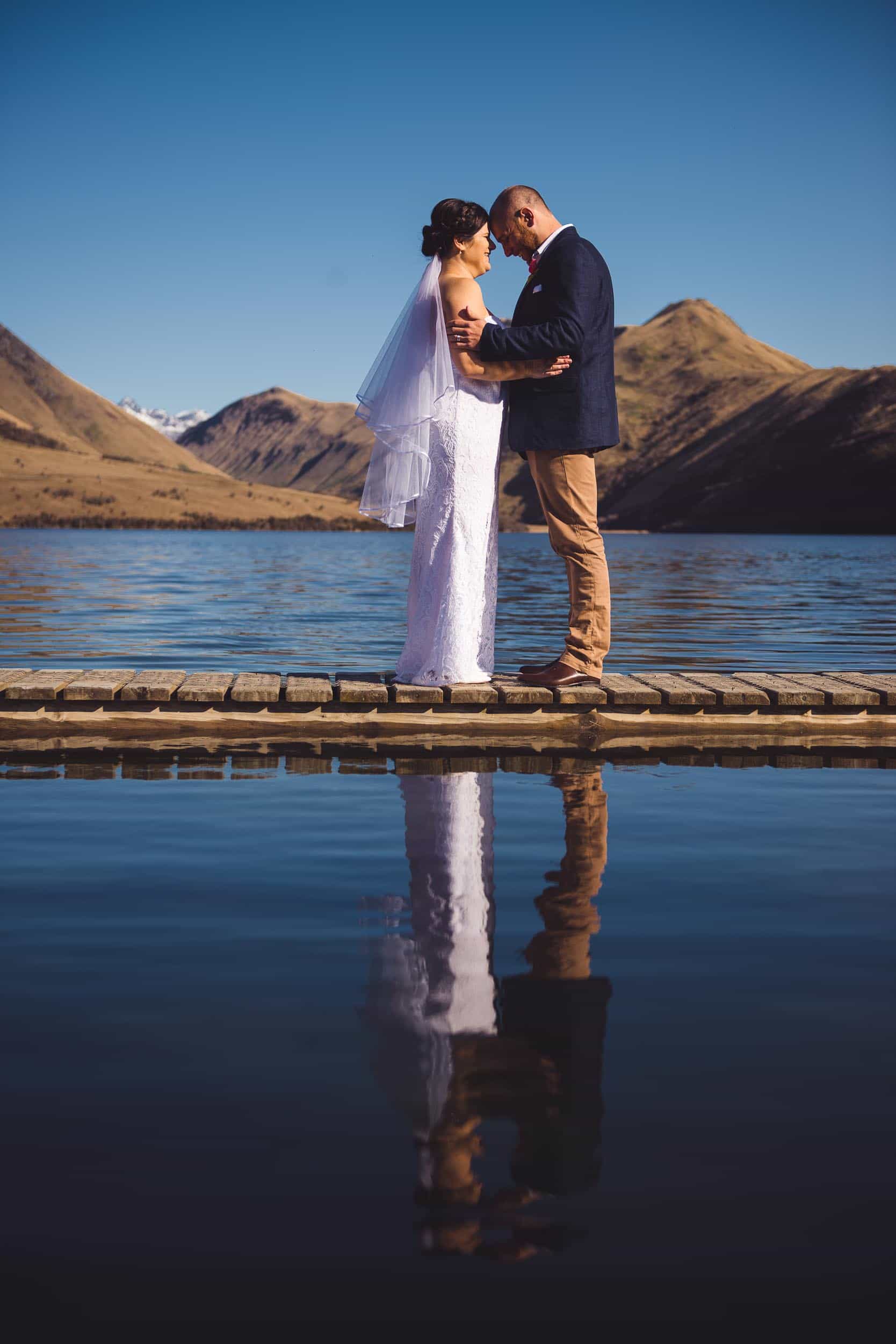 Jade & Lucas's Stunning Moke Lake Queenstown Wedding fallon photography