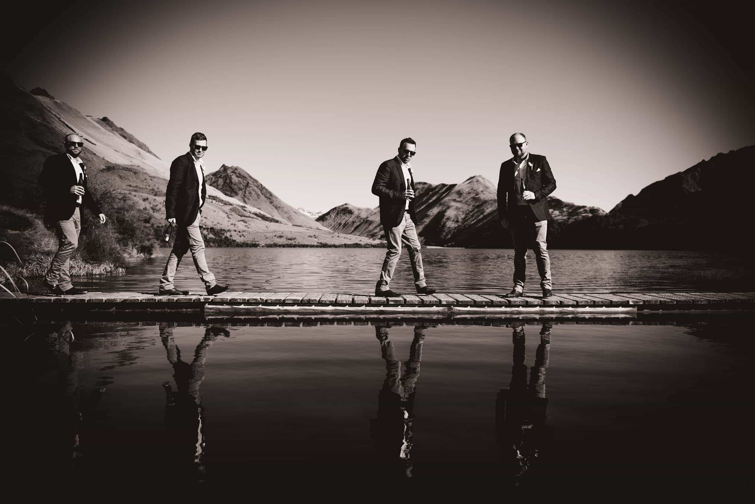 Jade & Lucas's Stunning Moke Lake Queenstown Wedding fallon photography