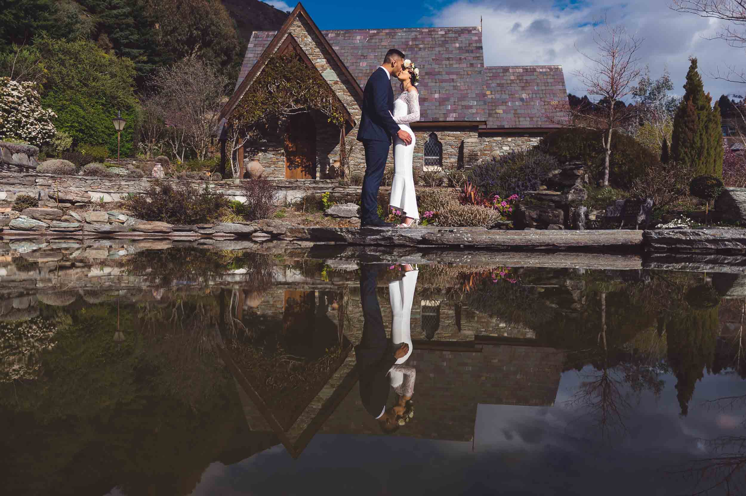 Jess & Tain's Intimate & Romantic Chapel By The Lake Elopement fallon photography