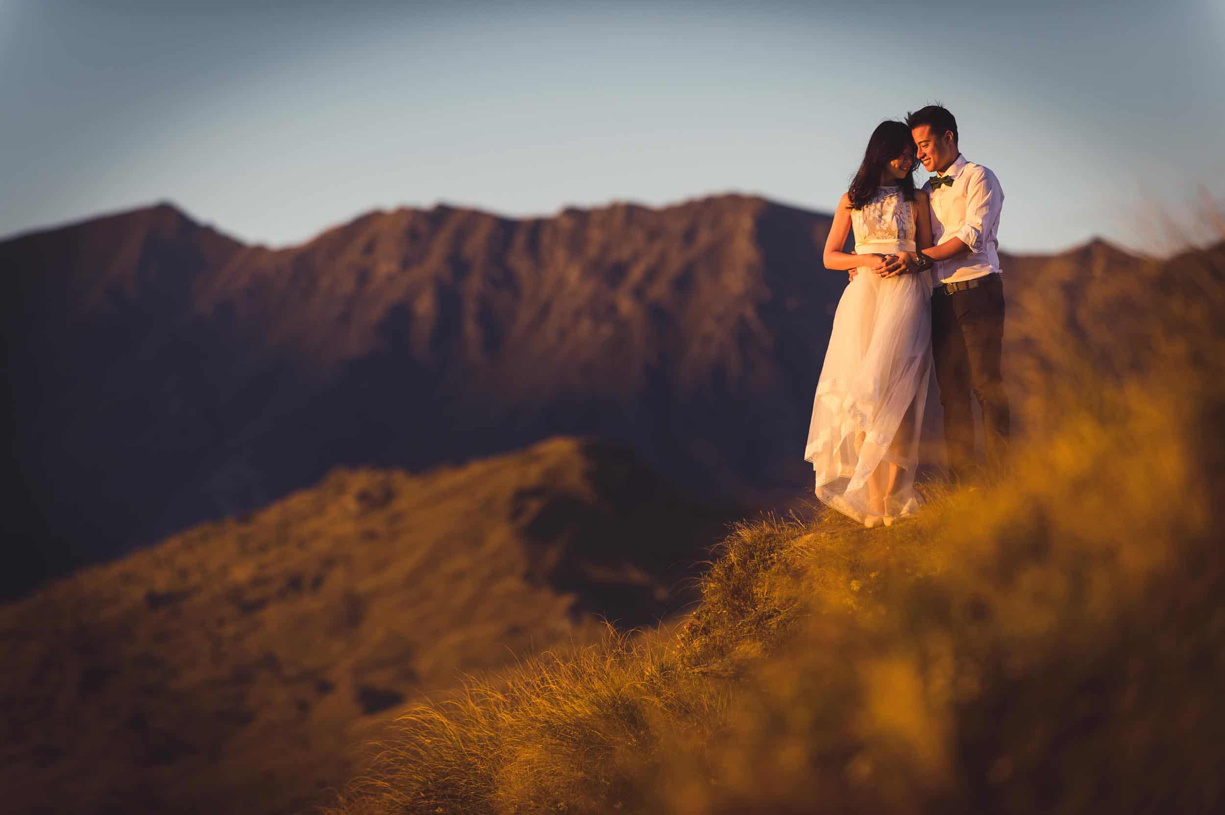 Coronet Peak Sunrise Pre-wedding shoot