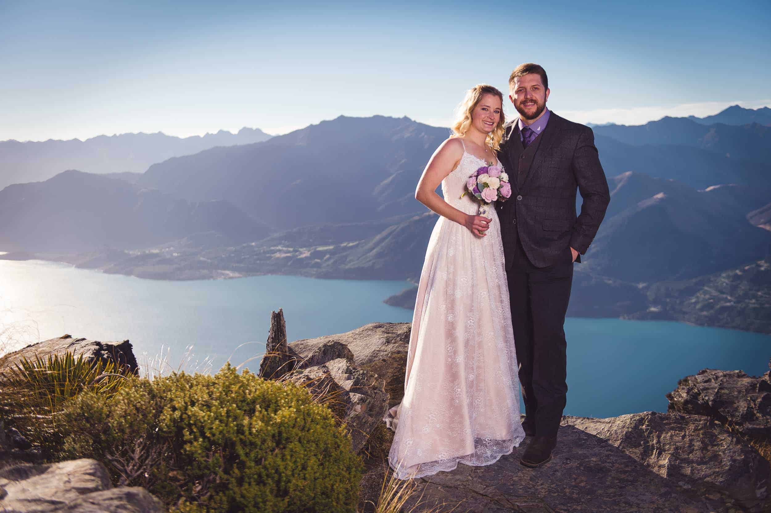 Queenstown Autumn Heli Wedding Kaia & Blake Heliworks