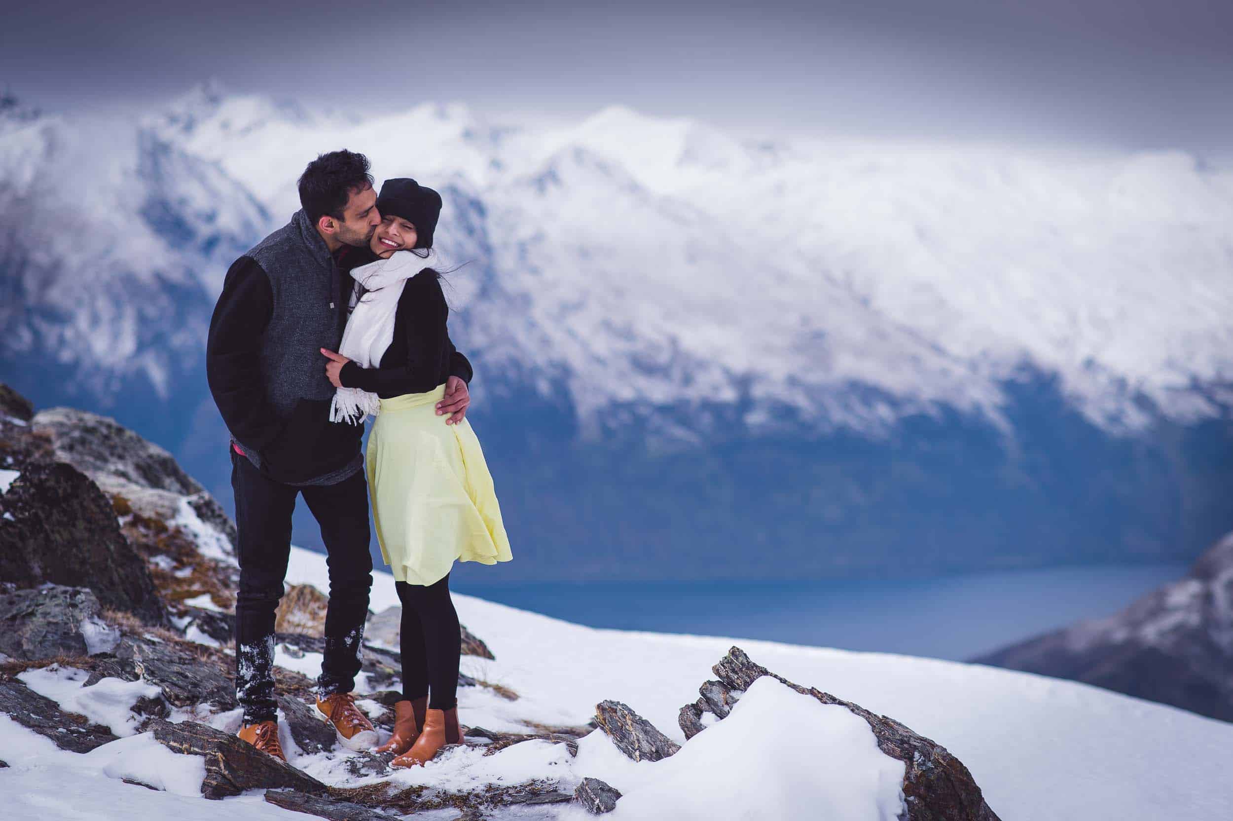 blog post featured image Surprise Cecil Peak Heli Engagement Heliworks Queenstown Fallon Photography