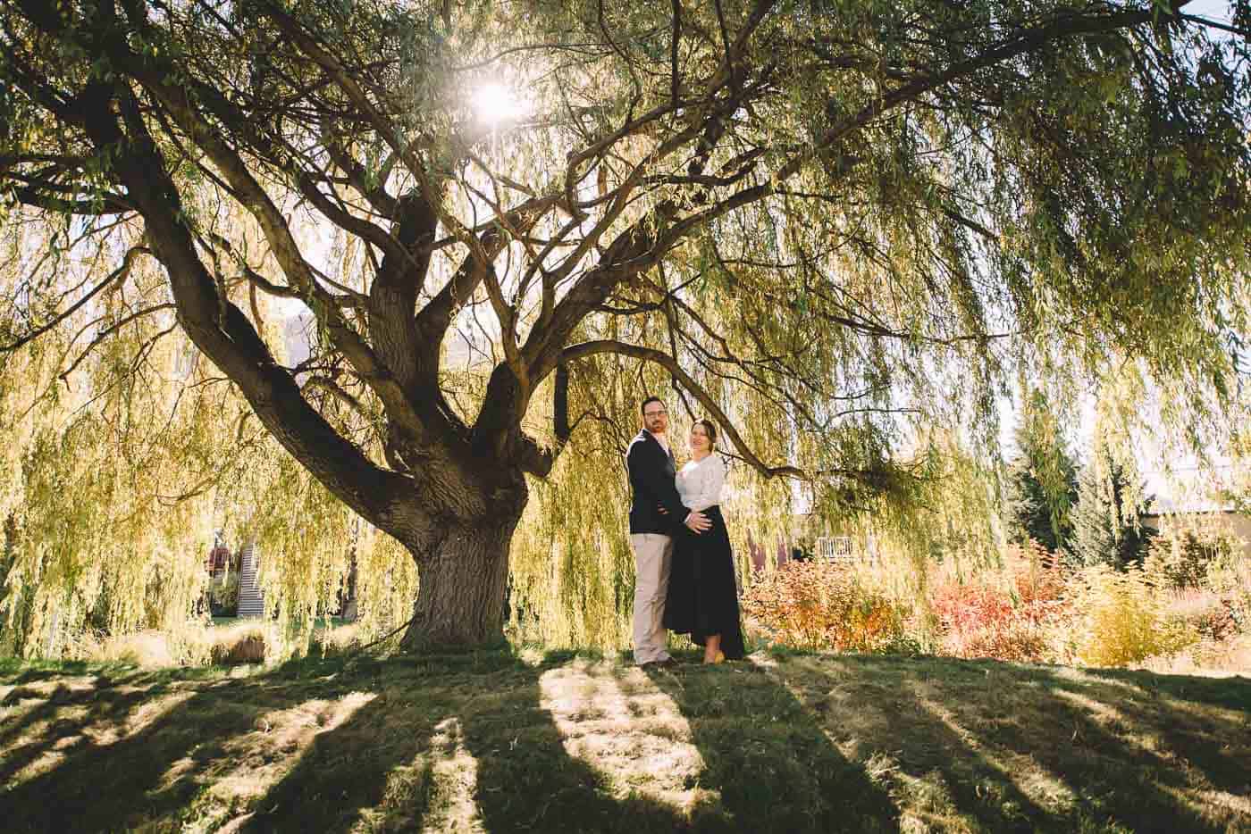 Sam & Kirk's Elopement - First Look Photos at Millbrook Resort