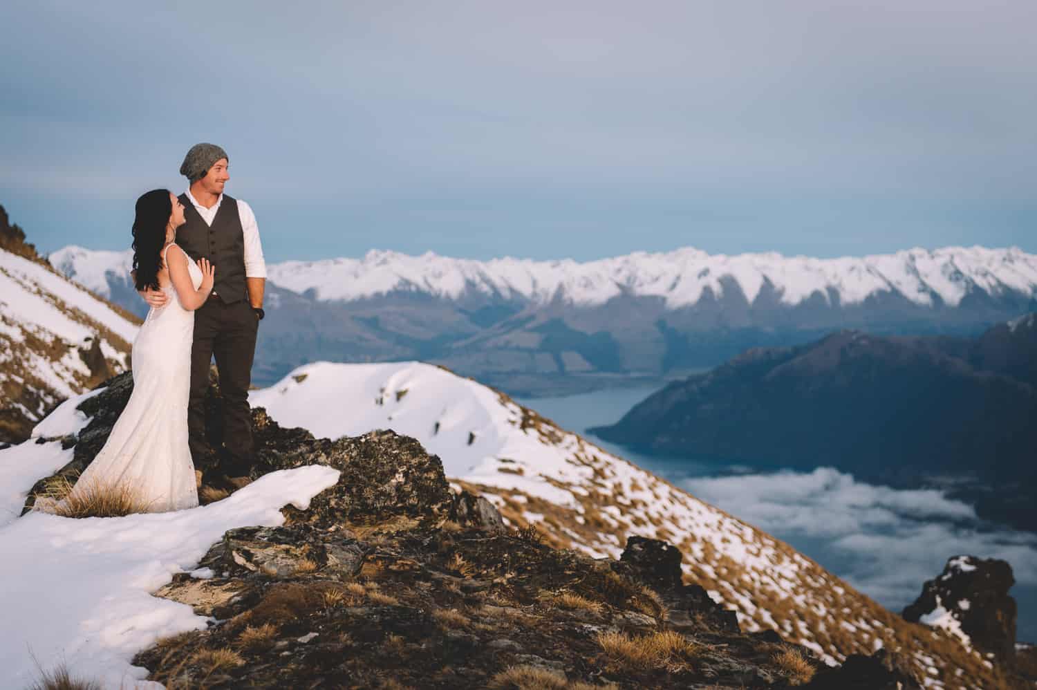 blog post featured image 14 tips for awesome queenstown wedding photos Cecil Peak Post-Wedding Heli Shoot