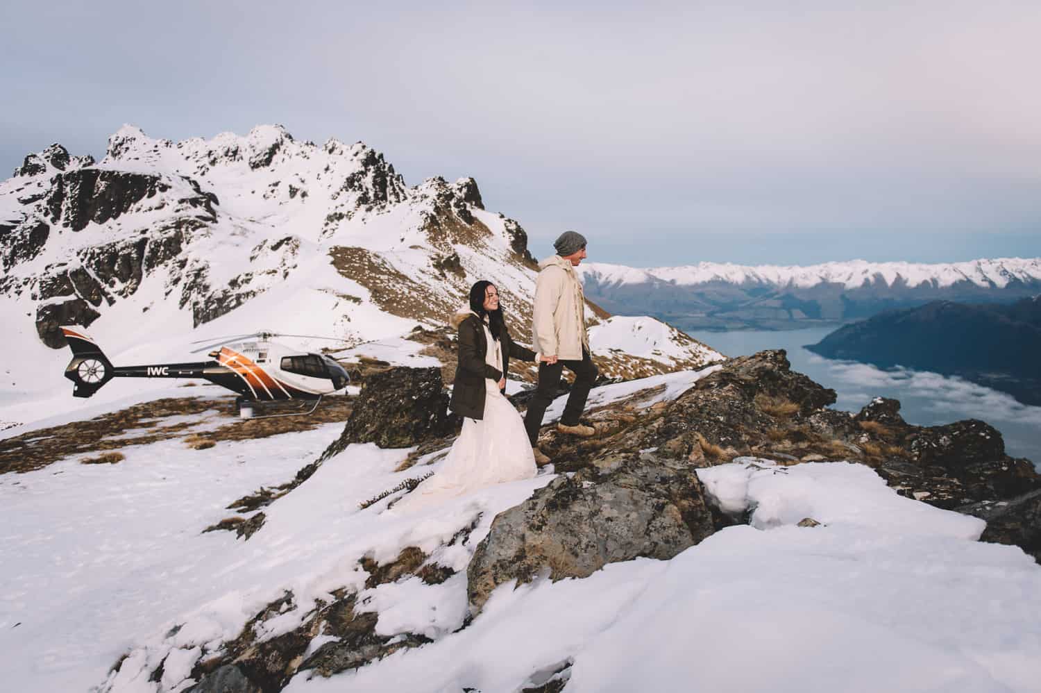 Cecil Peak Post-Wedding Heli Shoot