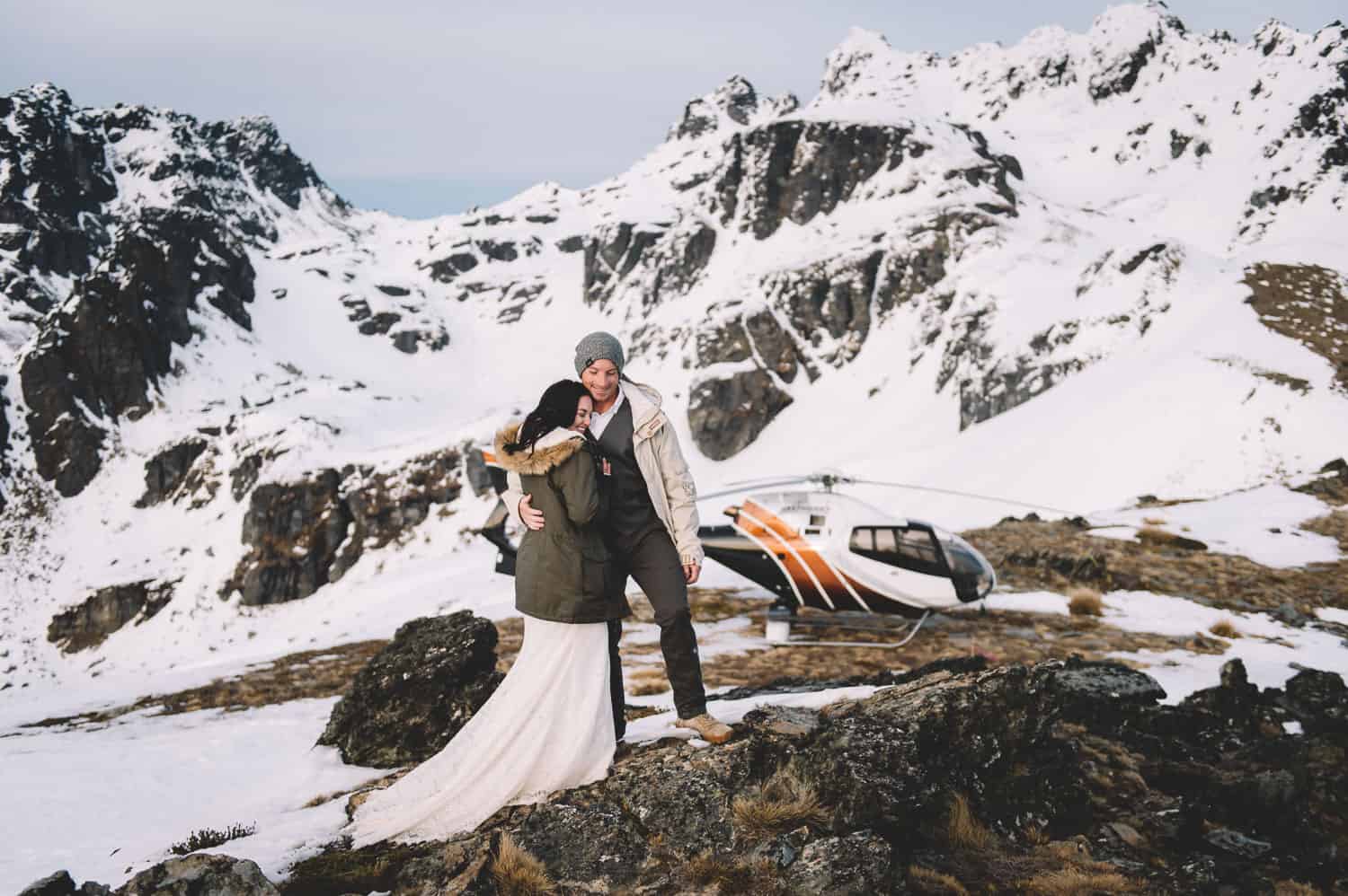 Cecil Peak Post-Wedding Heli Shoot