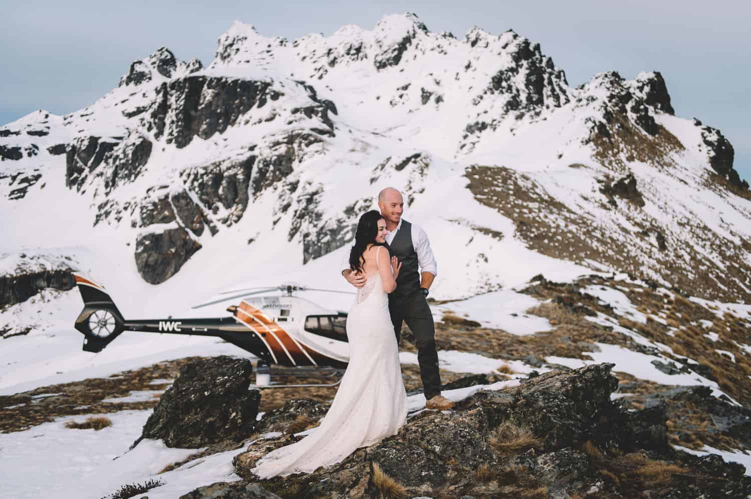 Cecil Peak Post-Wedding Heli Shoot