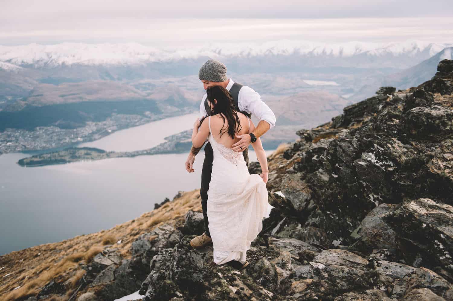 Cecil Peak Post-Wedding Heli Shoot