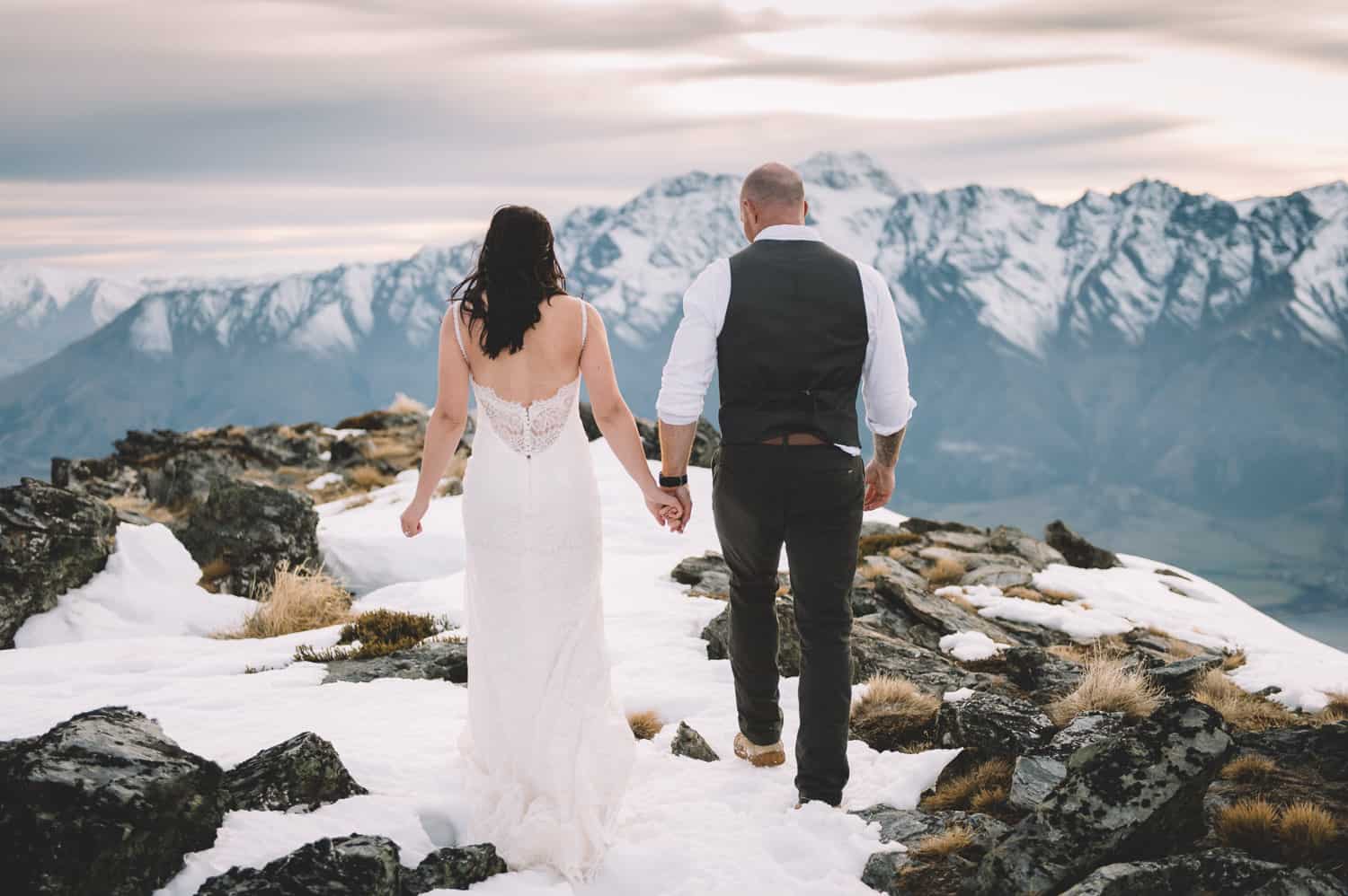 Cecil Peak Post-Wedding Heli Shoot