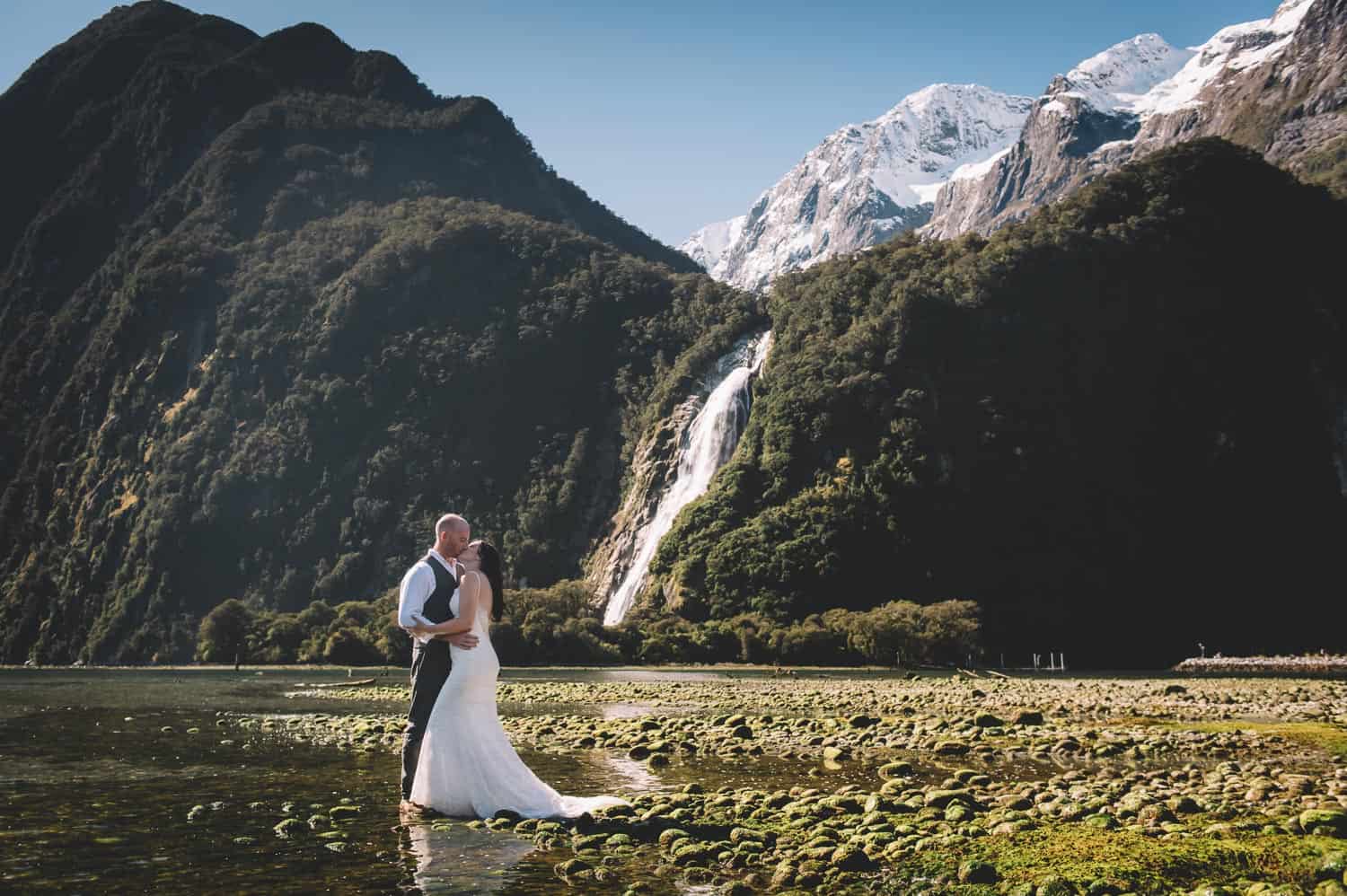 Milford Sound Post-Wedding Heli Shoot