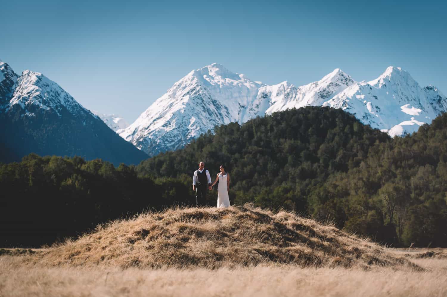 Fiordland Post-Wedding Heli Shoot