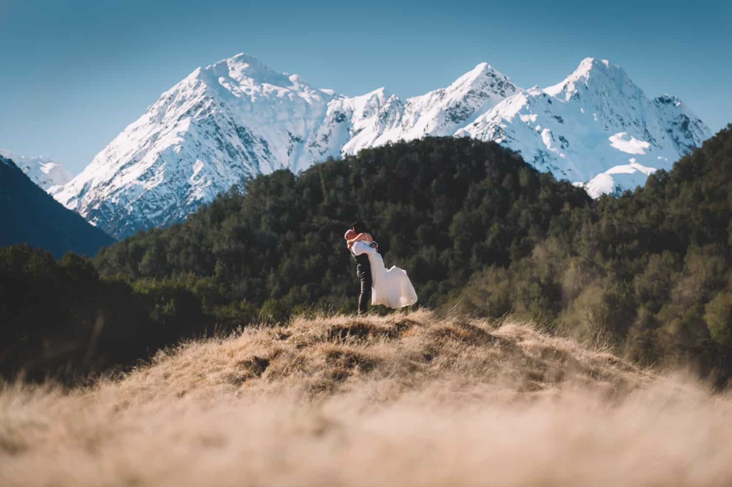 Fiordland Post-Wedding Heli Shoot