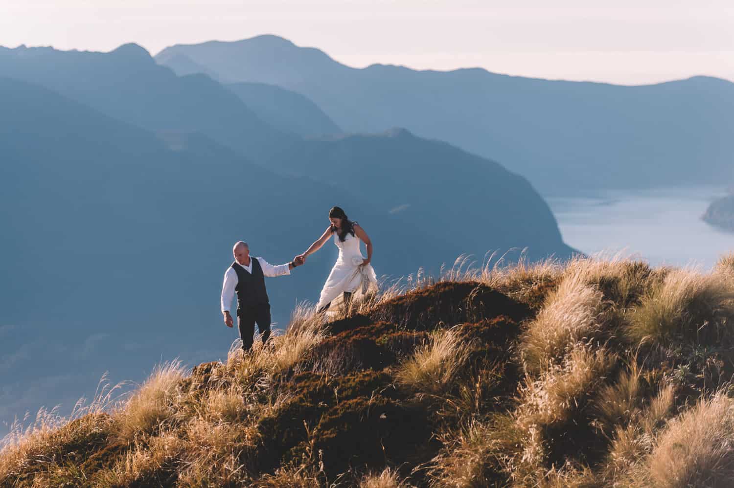 Fiordland Post-Wedding Heli Shoot