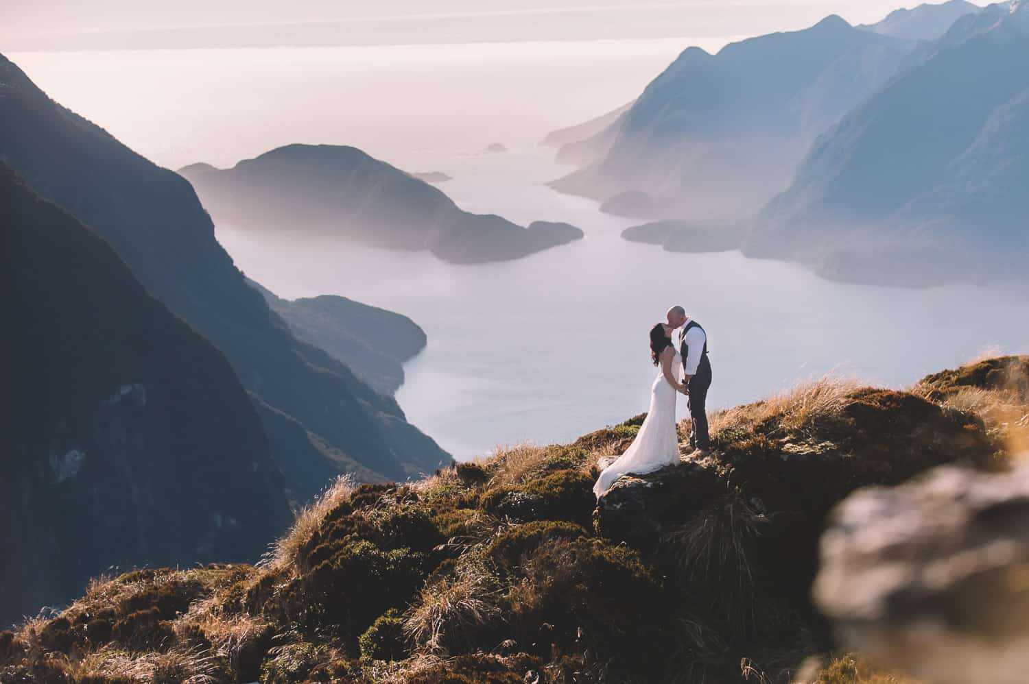 blog post featured image fiordland post-wedding shoot queenstown wedding photography packages Fiordland Post-Wedding Heli Shoot