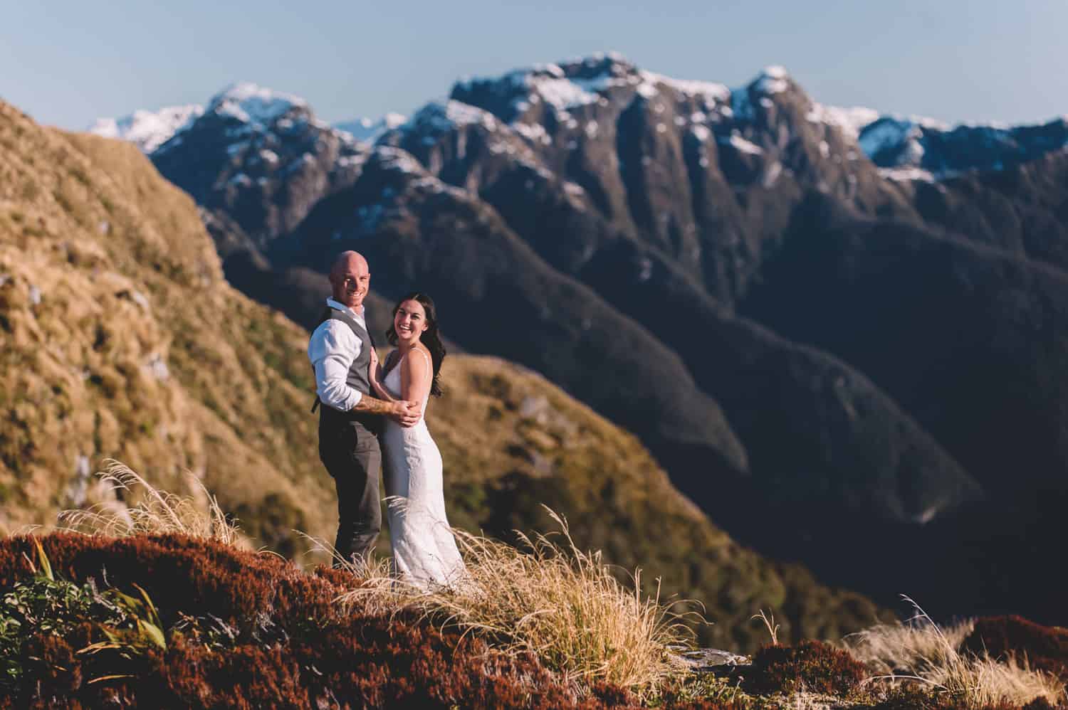 Fiordland Post-Wedding Heli Shoot