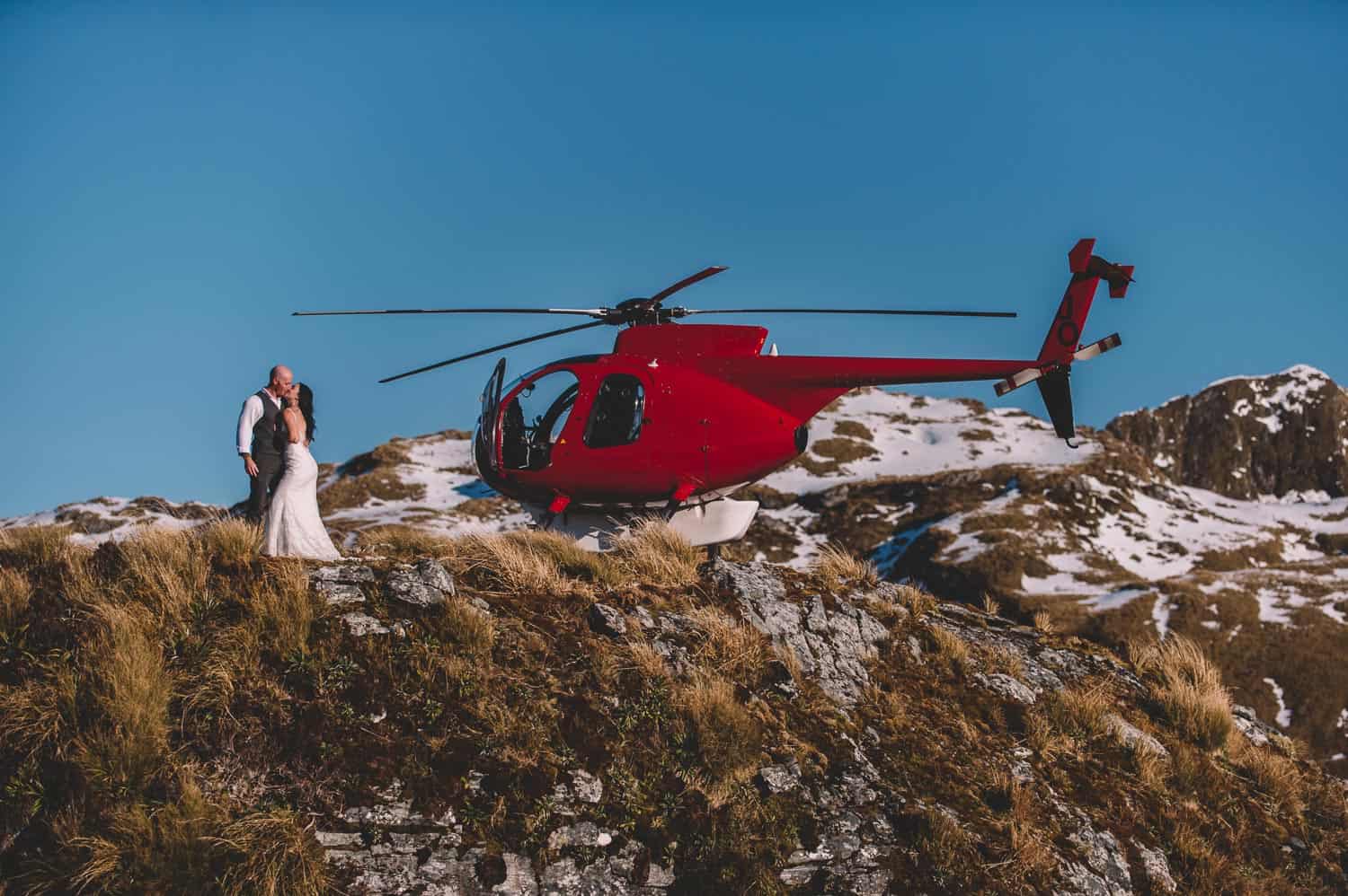 Fiordland Post-Wedding Heli Shoot