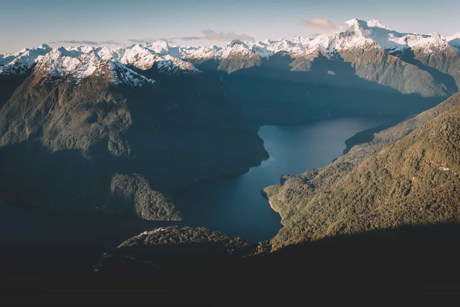 Fiordland doubtful sound post-wedding photography