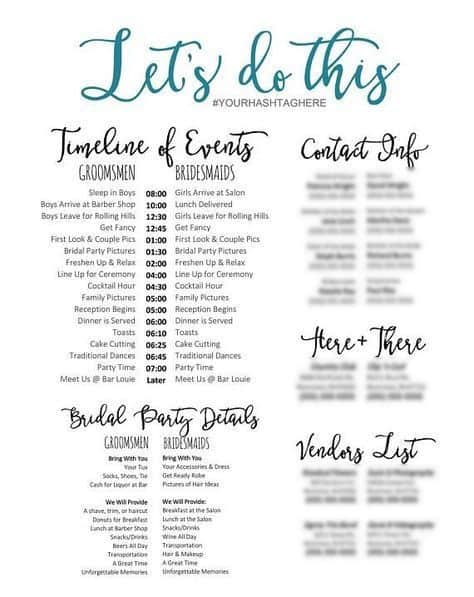 Wedding Day Timeline Nz How To Create Your Own Timeline In 3 Easy Steps