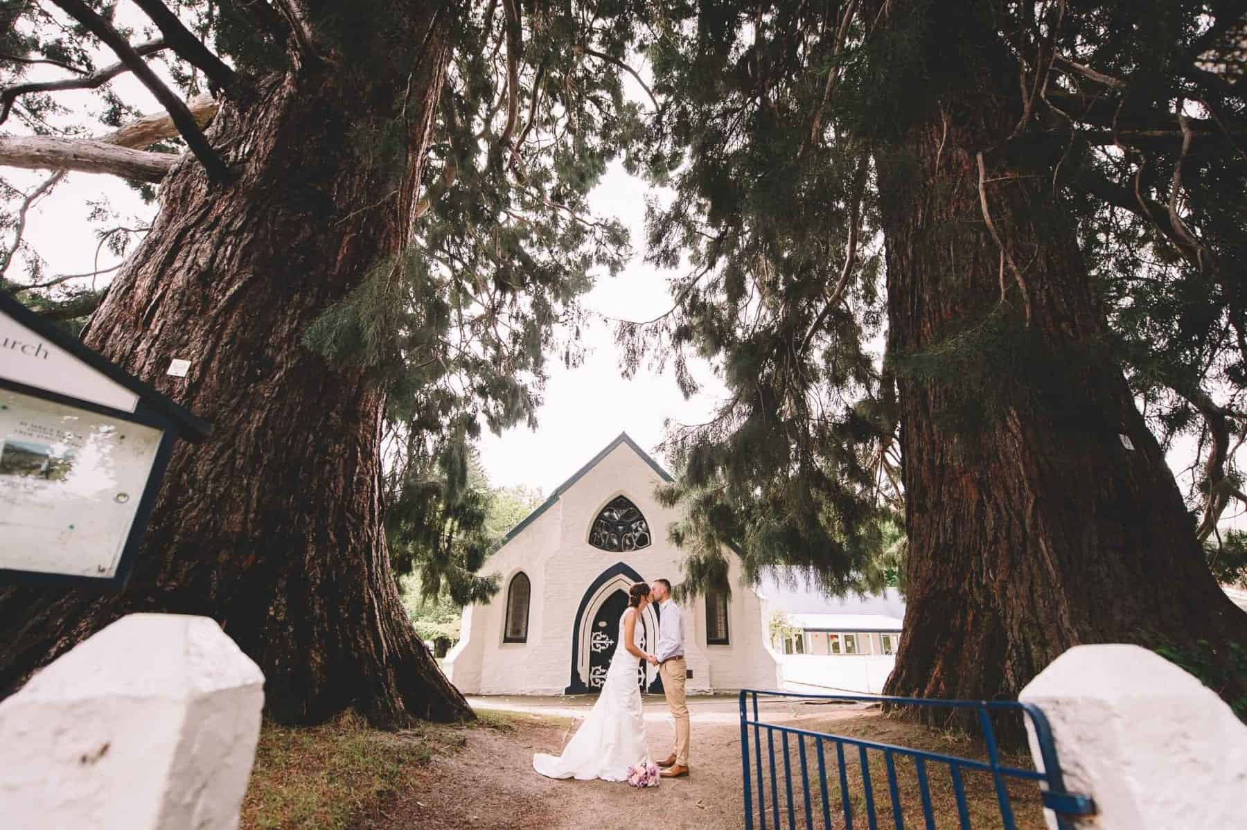 St John's Church Wedding Arrowtown